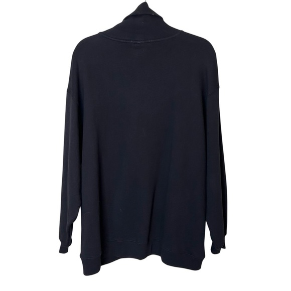 Jackson Rowe Womens' Jupiter Turtleneck Sweatshirt - Black - Picture 7 of 9